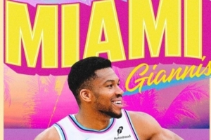 热火记者调侃字母哥换7号球衣：34号球衣加个“+”号还能接着卖