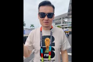 体感41度！贺炜：迈阿密太热了，地面都有点晒化，媒体中心还停电